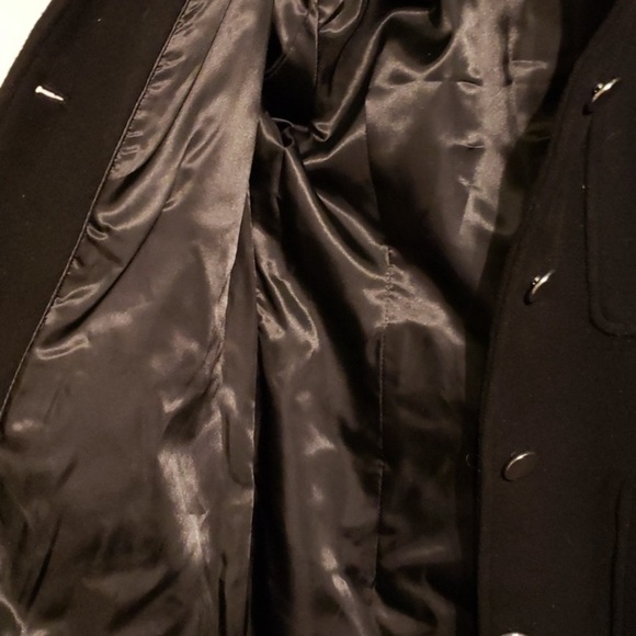 Kimi & Kai black wool walking coat, maternity Sz Med NWT - Picture 4 of 8